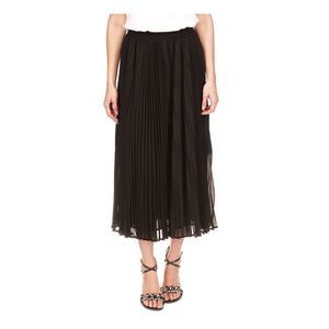 MICHAEL Michael Kors Black Pleated Midi Skirt